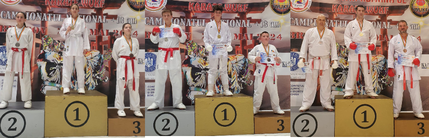 De trei ori aur, la Naționale, pentru karateka de la CSM Olimpia
